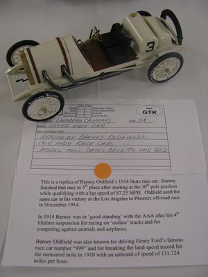 Barney Oldfield 1914 Stutz Model Car