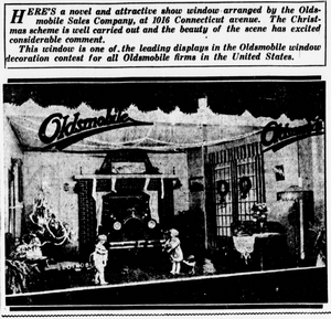 Oldsmobile - 1922 Dealer Window