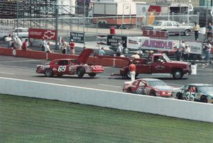 1987 Donny Paul Car at the 1987 Champion Spark Plug 400