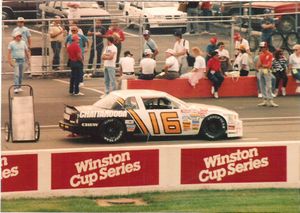 1989 Larry Pearson Car at the 1989 Champion Spark Plug 400