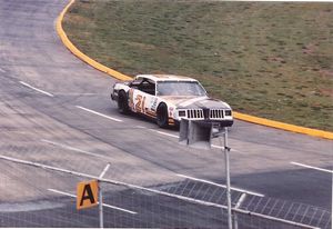 1986 Larry Pearson Car at the 1986 Nationwise 150