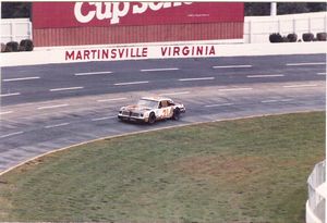 1986 Larry Pearson Car at the 1986 Nationwise 150