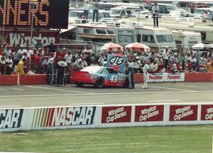 1988 Richard Petty Pontiac at the 1988 Champion Spark Plug 400