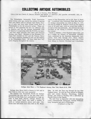 1949 Philadelphia & National Antique Auto Show