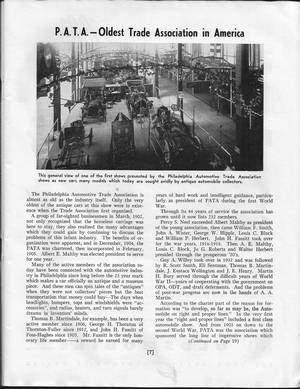 1949 Philadelphia & National Antique Auto Show