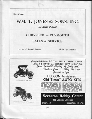 1949 Philadelphia & National Antique Auto Show
