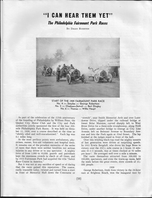 1949 Philadelphia & National Antique Auto Show