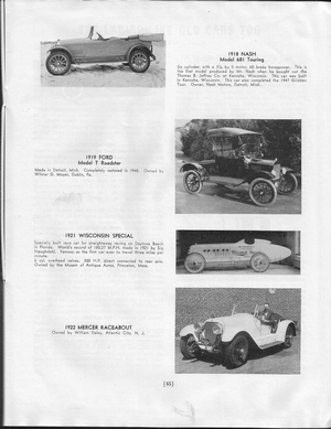 1949 Philadelphia & National Antique Auto Show