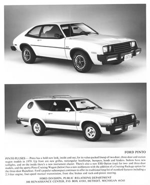 Ford pinto public relations
