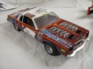 Demolition Derby Plymouth Model Car