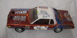 Demolition Derby Plymouth Model Car