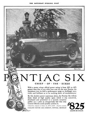 1926 Pontiac Six Advertisement