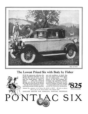 1926 Pontiac Six Advertisement