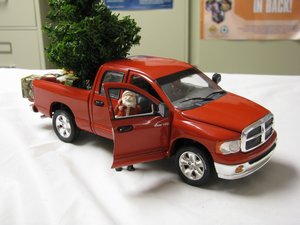 Dodge Ram Santa Christmas Model
