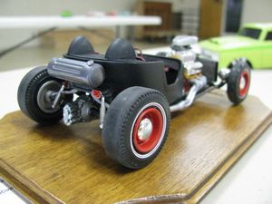 Black Baron Model Car