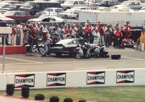 1988 Richard Childress Racing Pit Stop at the 1988 Champion Spark Plug 400