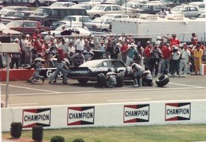 Richard Childress Racing Pit Stop at the 1988 Champion Spark Plug 400