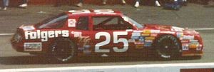 1987 Tim Richmond at the 1987 Champion Spark Plug 400