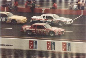 1985 Tim Richmond Car at the 1985 Champion Spark Plug 400