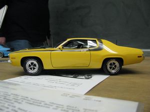 1973 Plymouth Road Runner Model Car