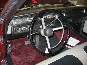 Plymouth Road Runner Interior