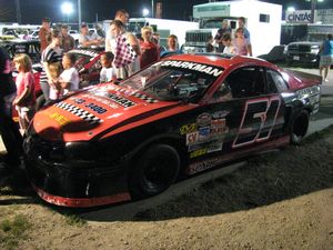 Rachel Sparkman at Rockford Speedway