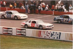 1986 Greg Sacks Car at the 1986 Champion Spark Plug 400