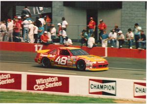 1989 Greg Sacks Car at the 1989 Champion Spark Plug 400