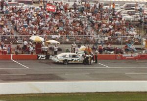 1986 Jim Sauter Car at the 1986 Champion Spark Plug 400