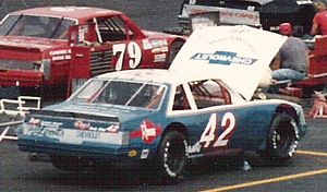 1986 Elton Sawyer Car at the 1986 Nationwise 150