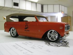 International Harvester Scout II Custom Convertible Model Car