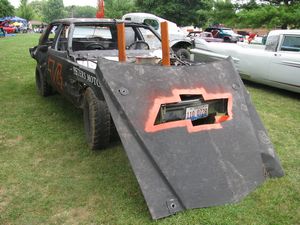 1983 Cadillac Sedan deVille Carl Young Demolition Derby Car
