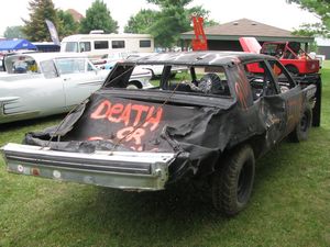 1983 Cadillac Sedan deVille Carl Young Demolition Derby Car