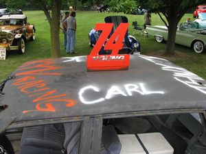 1983 Cadillac Sedan deVille Carl Young Demolition Derby Car