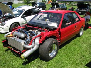 Brian Slowe's Drag Racing 1987 Dodge Shadow ES