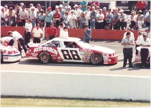 1988 Morgan Shepherd Car at the 1988 Champion Spark Plug 400