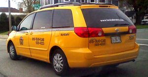Toyota Sienna Yellow Cab