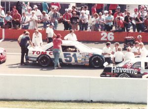 1988 David Simko Car at the 1988 Champion Spark Plug 400