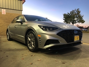 2021 Hyundai Sonata SEL in Shimmering Silver Pearl