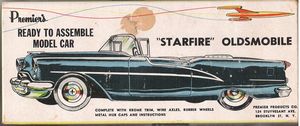 Premier Oldsmobile Starfire Model Kit Box