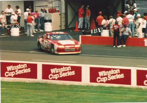 1989 Hut Stricklin Car at the 1989 Champion Spark Plug 400