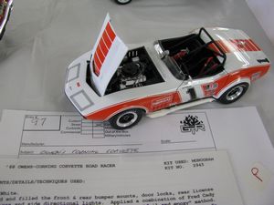 Tony DeLorenzo 1968 Chevrolet Corvette Model Car