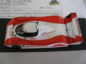 1992 Toyota TS010 Model Car