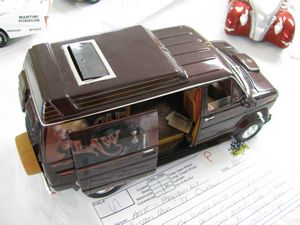 Custom Outlaw 1977 Ford Econoline Model Car