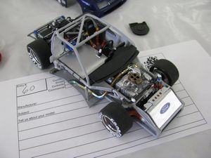 Racing Ford Mustang Model Car