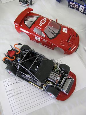 Jamie Galles Chevrolet Corvette Model Car