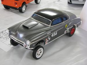 1950 Oldmobile Gasser Scale Model Car