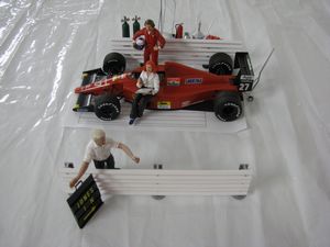 Nigel Mansell Ferrari Model Car