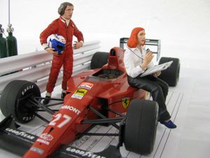 Nigel Mansell Ferrari Model Car