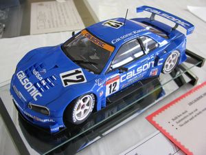 2003 Nissan Skyline Calsonic JGTC Scale Model Car